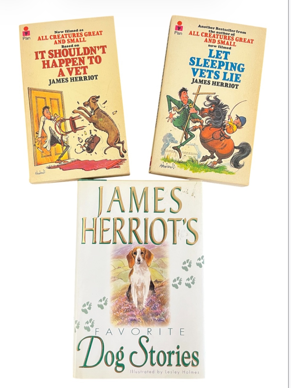 3 Books by James Herriot - Animal Stories From a Vet’s Perspective
